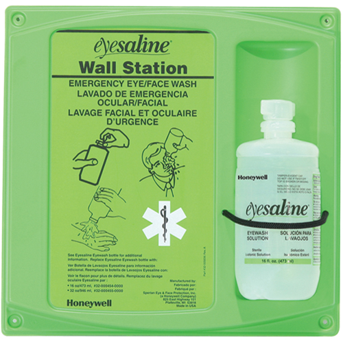 Saline Eyewash Wall Station, Single Rideout Tool & Machine Inc.