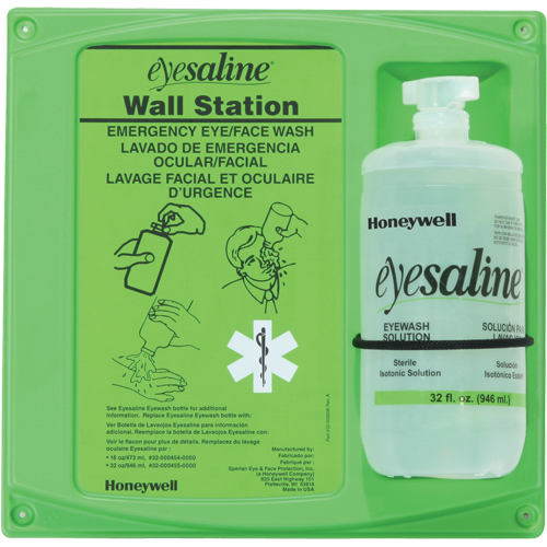 Saline Eyewash Wall Station, Single Rideout Tool & Machine Inc.