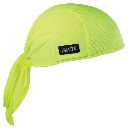 Chill-Its&reg; 6615 Cooling Dew Rags, High Visibility Lime-Yellow Rideout Tool & Machine Inc.