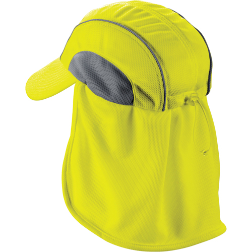 Chapeaux de refroidissement avec voiles pour le cou Chill-Its 6650, Lime haute visibilit&eacute; Rideout Tool & Machine Inc.
