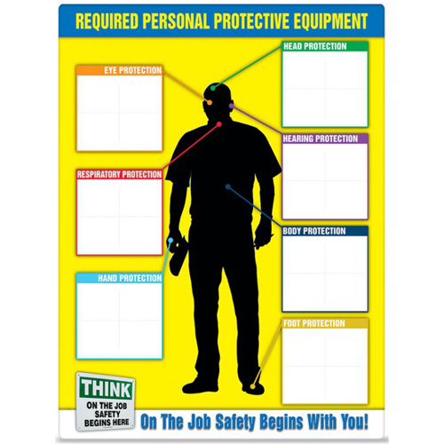 Livret d'&eacute;tiquettes PPE-ID Rideout Tool & Machine Inc.