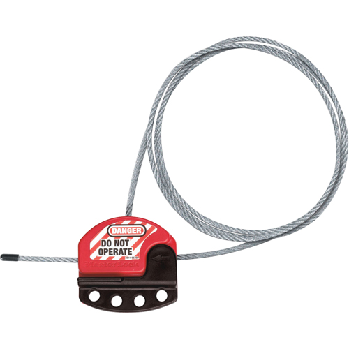 Verrou de c&acirc;ble ajustable, Longueur de 10' Rideout Tool & Machine Inc.
