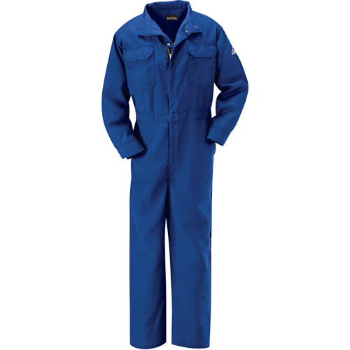 Flame-Resistant Premium Coveralls, Size 38, Royal Blue, 5.1 cal/cm² Rideout Tool & Machine Inc.