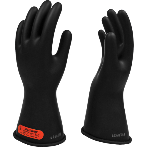Salisbury  Rubber Insulating Gloves, ASTM Class 0, Size 7, 11" L Rideout Tool & Machine Inc.