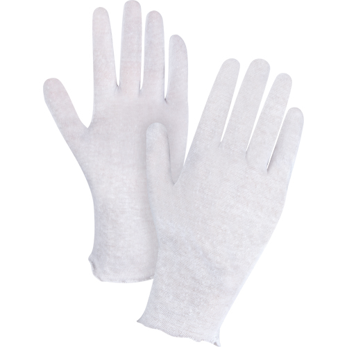 Lightweight Inspection Gloves, Poly/Cotton, Unhemmed Cuff, Men's Rideout Tool & Machine Inc.