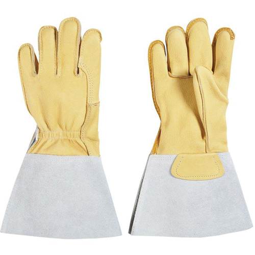 Welding Gloves, Grain Cowhide, Size Small Rideout Tool & Machine Inc.
