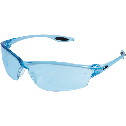 Law&reg; 2 Safety Glasses, Blue Lens, Anti-Scratch, ANSI Z87+ Rideout Tool & Machine Inc.