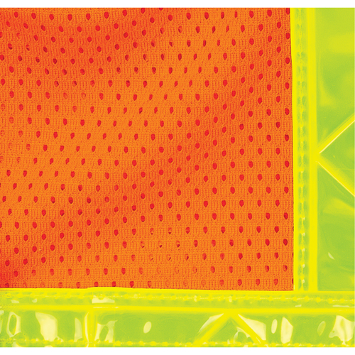 Veste de s&eacute;curit&eacute; d'usage standard, Orange haute visibilit&eacute;, T-Grand, Polyester Rideout Tool & Machine Inc.