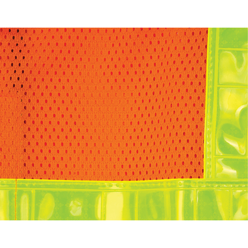 Veste de s&eacute;curit&eacute; pour la circulation d&eacute;tachable en cinq points, Orange haute visibilit&eacute;, Moyen, Polyester Rideout Tool & Machine Inc.