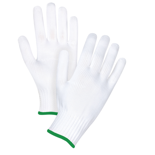 Gants tricot&eacute;s sans couture, Polyester, Calibre 10, Moyen Rideout Tool & Machine Inc.