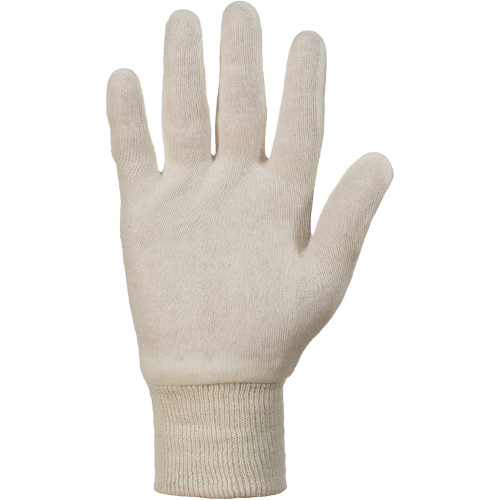 Superior&reg; ML80K Knit Gloves, One Size, White, Unlined, Knit Wrist Rideout Tool & Machine Inc.