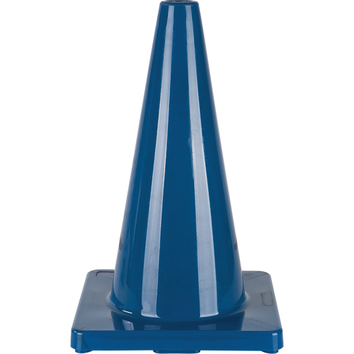 C&ocirc;ne de couleur pour la signalisation, 18", Bleu Rideout Tool & Machine Inc.