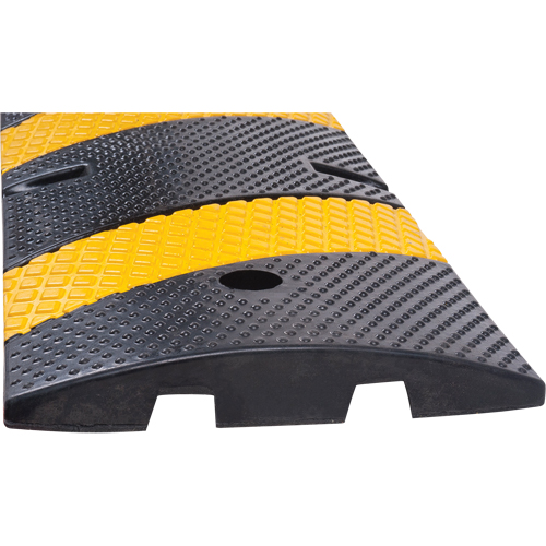 Speed Bump, Rubber, 6' L x 11-3/4" W x 2" H Rideout Tool & Machine Inc.