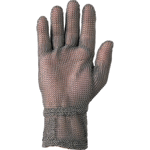 2" Cuff Mesh Glove, Size Small/7, Stainless Steel Shell, ANSI/ISEA 105 Level 5 Rideout Tool & Machine Inc.