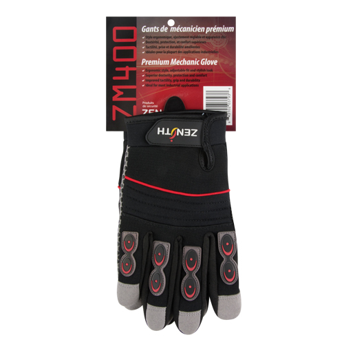 ZM400 Premium Mechanic's Gloves, Synthetic Palm, Size X-Large Rideout Tool & Machine Inc.
