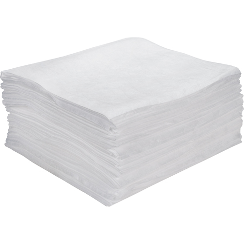 Premium Meltblown Sorbent Pads, Oil Only, 15" x 18", 15 gal. Absorbancy Rideout Tool & Machine Inc.