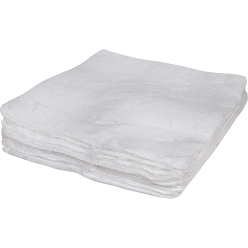 Premium Meltblown Sorbent Pads, Oil Only, 30" x 30", 50 gal. Absorbancy Rideout Tool & Machine Inc.