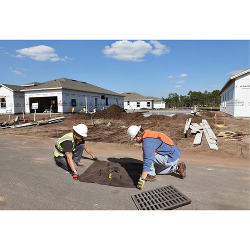 Bac de r&eacute;tention Plus Ultra-Drain Guard, Huile & s&eacute;diments, 48" lo x 36" la Rideout Tool & Machine Inc.