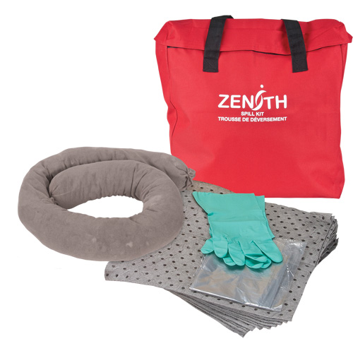 Trousse &eacute;conomique de lutte contre les d&eacute;versements, Universel, Sac, Absorbance de 5 gal. US Rideout Tool & Machine Inc.