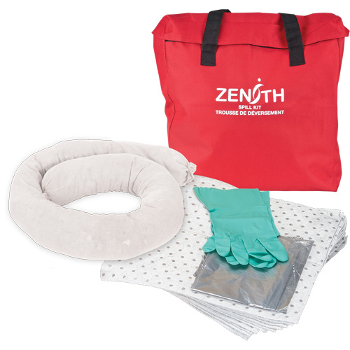 Trousse &eacute;conomique de lutte contre les d&eacute;versements, Huile seulement, Sac, Absorbance de 5 gal. US Rideout Tool & Machine Inc.