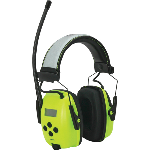 Howard Leight Sync Radio Hi-Visibility Earmuffs, Headband Style, 25 dB Rideout Tool & Machine Inc.
