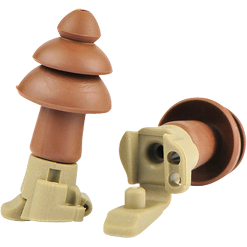 Bouchons d'oreilles BattlePlugs Impulse, Sans cordon, Paire - Boîtier en plastique, 24 dB NRR, Grand Rideout Tool & Machine Inc.