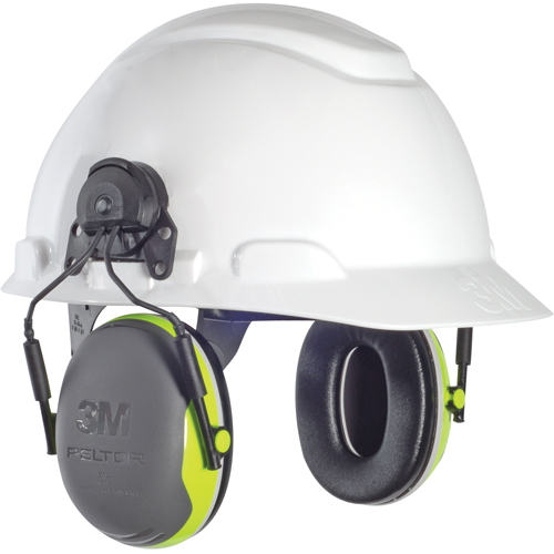 Peltor X Series Earmuffs, Cap Mount, 25 NRR dB Rideout Tool & Machine Inc.