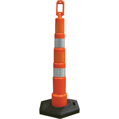 Grip N Go Trim Line Channelizers, 49" High, Orange Rideout Tool & Machine Inc.