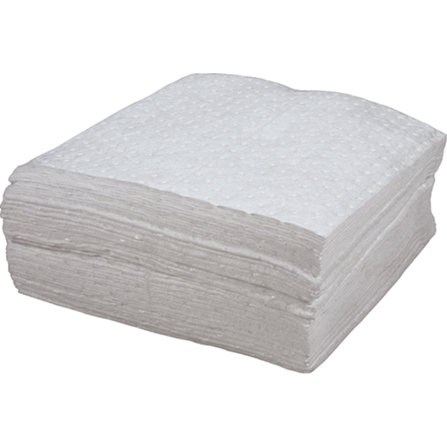 Feuilles absorbantes li&eacute;es de premi&egrave;re qualit&eacute;, Huile seulement, 15" x 18", 30 gal. d'absorption Rideout Tool & Machine Inc.