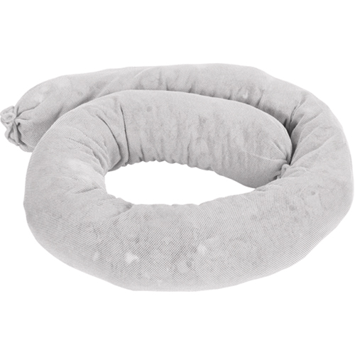 Remblais tubulaire absorbant, Huile seulement, Absorption 25 gal., 3" la x 4' lo, Pqt de 12 Rideout Tool & Machine Inc.