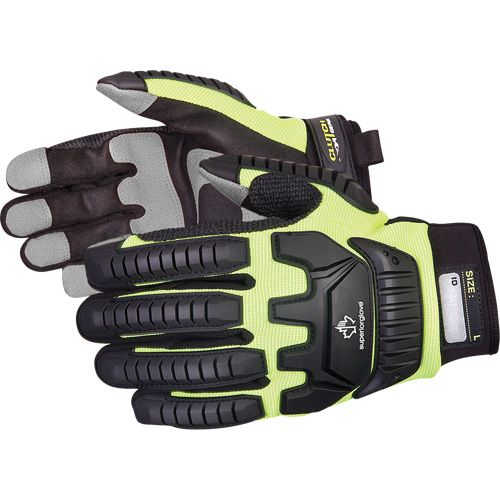 Clutch Gear&reg; Impact-Resistant Mechanic's Gloves, PVC Palm, Size Small Rideout Tool & Machine Inc.