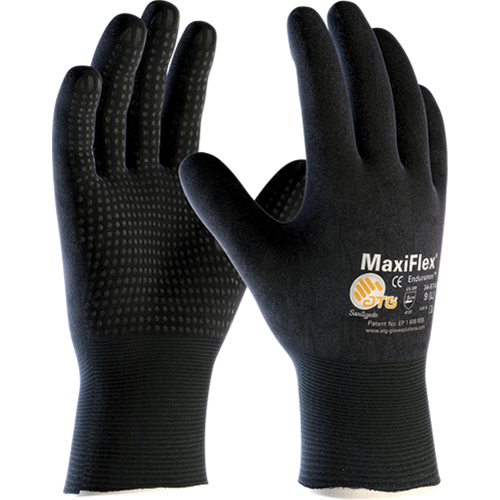 ATG MaxiFlex&reg; EnduranceTM 34-8745 Gloves, 7/Small, Foam Nitrile Coating, 15 Gauge, Nylon Shell Rideout Tool & Machine Inc.