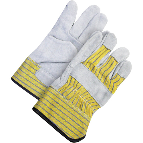 Gants d'ajusteur classiques, Taille unique, Paume en Cuir de vache refendu, Doublure en Molleton Rideout Tool & Machine Inc.