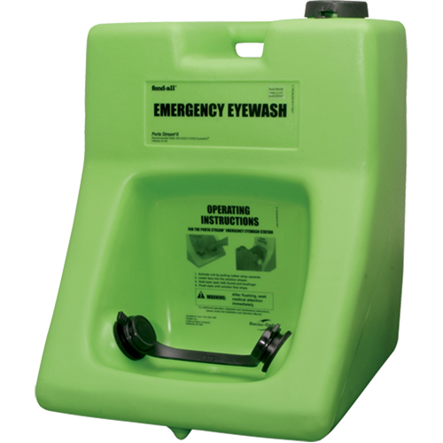 Fendall Porta Stream&reg; II Eyewash Station, Pressurized, 16 gal. Capacity, Meets ANSI Z358.1 Rideout Tool & Machine Inc.