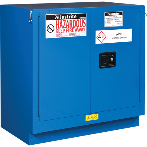 Armoires sous le comptoir pour rangement de mati&egrave;res dangereuses Sure-Grip Ex, 22 gal., 35" x 35" x 22" Rideout Tool & Machine Inc.