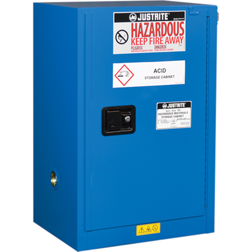 ChemCor&reg; Lined Hazardous Material Compac Safety Cabinets, 12 gal., 23.25" x 35" x 18" Rideout Tool & Machine Inc.