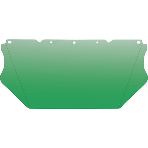 V-Gard&reg; Visor for General Purpose Applications, Polycarbonate, Green Tint Rideout Tool & Machine Inc.