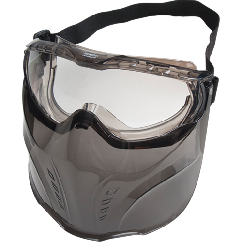Lunettes &agrave; coques de s&eacute;curit&eacute; avec visi&egrave;re de s&eacute;rie Z2300, Lentille Transparent, Antibu&eacute;e, Ventilation Indirecte Rideout Tool & Machine Inc.