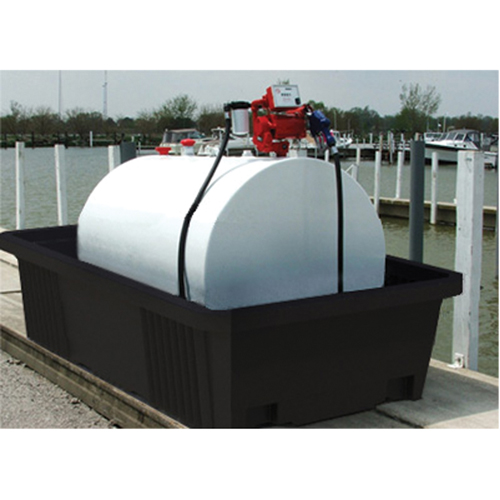 Unit&eacute; de confinement Poly-Tank 550 avec drain, 113" lo x 71" la x 32" h, 750 gal. US Capacit&eacute; Rideout Tool & Machine Inc.
