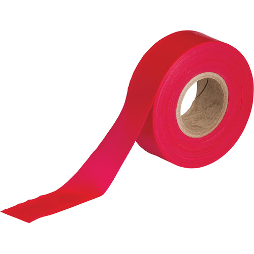 Flagging Tape, 1.188" W x 300' L, Red Rideout Tool & Machine Inc.