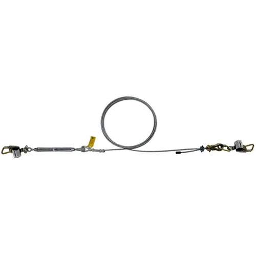 Ensemble de c&acirc;ble de s&eacute;curit&eacute; HLL SecuraSpan, C&acirc;ble galvanis&eacute; Rideout Tool & Machine Inc.