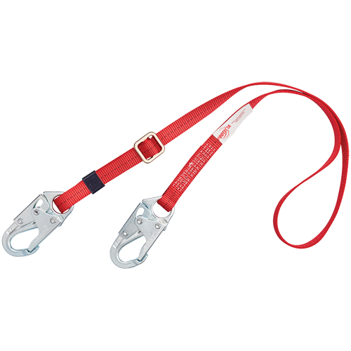 PRO Adjustable Web-Positioning Lanyard, 1 Legs, 6', CSA Class B, Polyester Rideout Tool & Machine Inc.