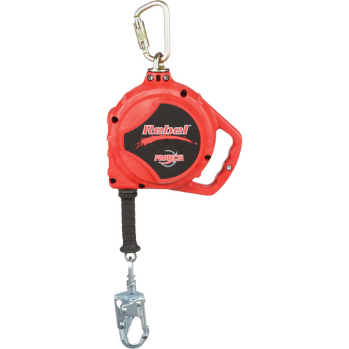 Rebel Self Retracting Lifeline, 33', Stainless Steel, Swivel Rideout Tool & Machine Inc.