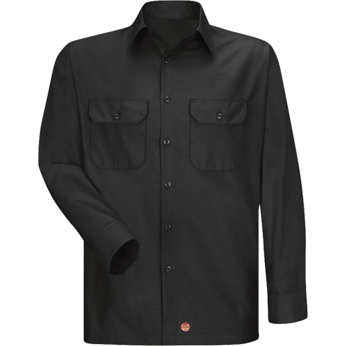 Chemise &agrave; manches longues en tissu ind&eacute;chirable, Hommes, 3T-Grand, Noir Rideout Tool & Machine Inc.