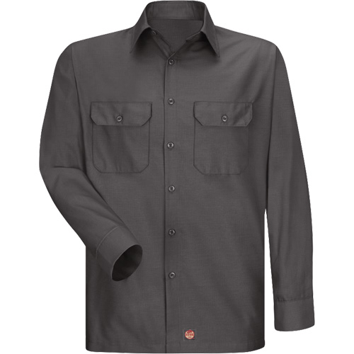 Chemise &agrave; manches longues en tissu ind&eacute;chirable, Hommes, 3T-Grand, Charbon Rideout Tool & Machine Inc.
