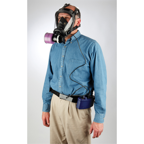 APR motoris&eacute; facial s&eacute;rie PR500, Respirateur &agrave; masque, Pile NiCd Rideout Tool & Machine Inc.