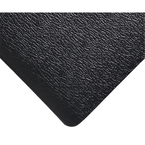 Tapis Deluxe Soft Step No 444, Rugueux, 3' x 5' x 5/8", Noir, &eacute;ponge en PVC Rideout Tool & Machine Inc.