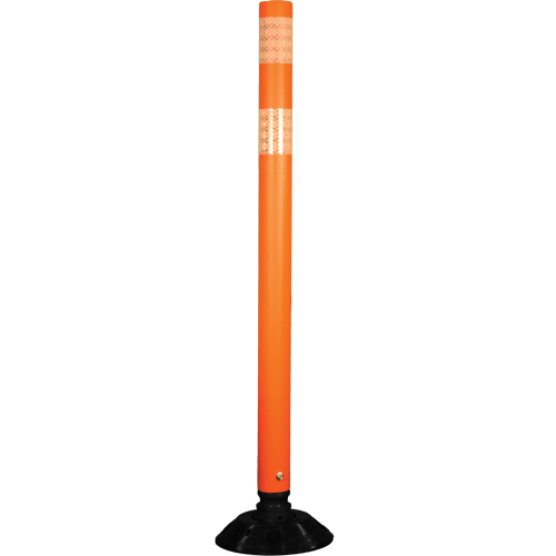 Impact Resistant Delineator, 36" H, Orange Rideout Tool & Machine Inc.