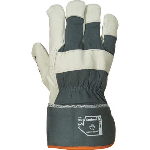 Gants d'ajusteur Endura pour l'hiver, T-Grand, Paume en Cuir fleur de vache, Doublure en Boa Rideout Tool & Machine Inc.