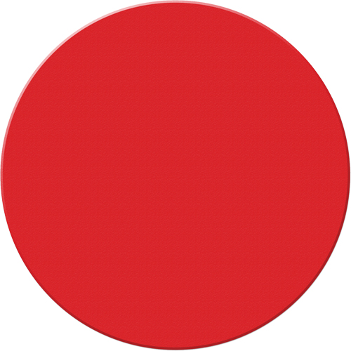 Marqueurs all&eacute;g&eacute;e/5S Armor Stripe, Cercle, 6" lo x 6" la, Rouge, Plastique Rideout Tool & Machine Inc.